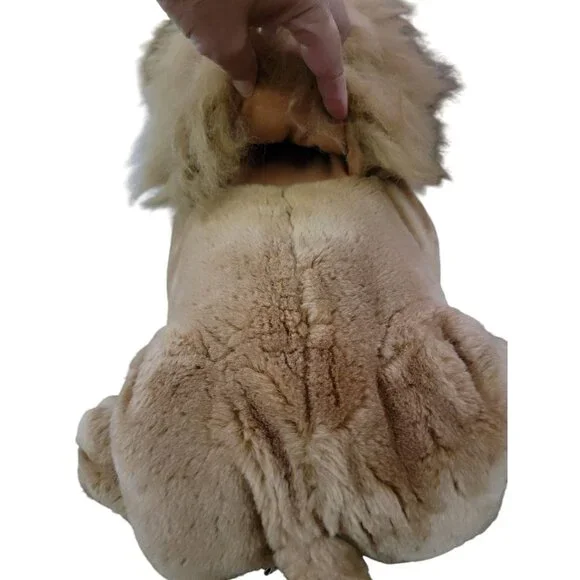 Vintage Folkmanis Folktails Lion Plush Full Body Puppet Stuffed Toy - Picture 5 of 8